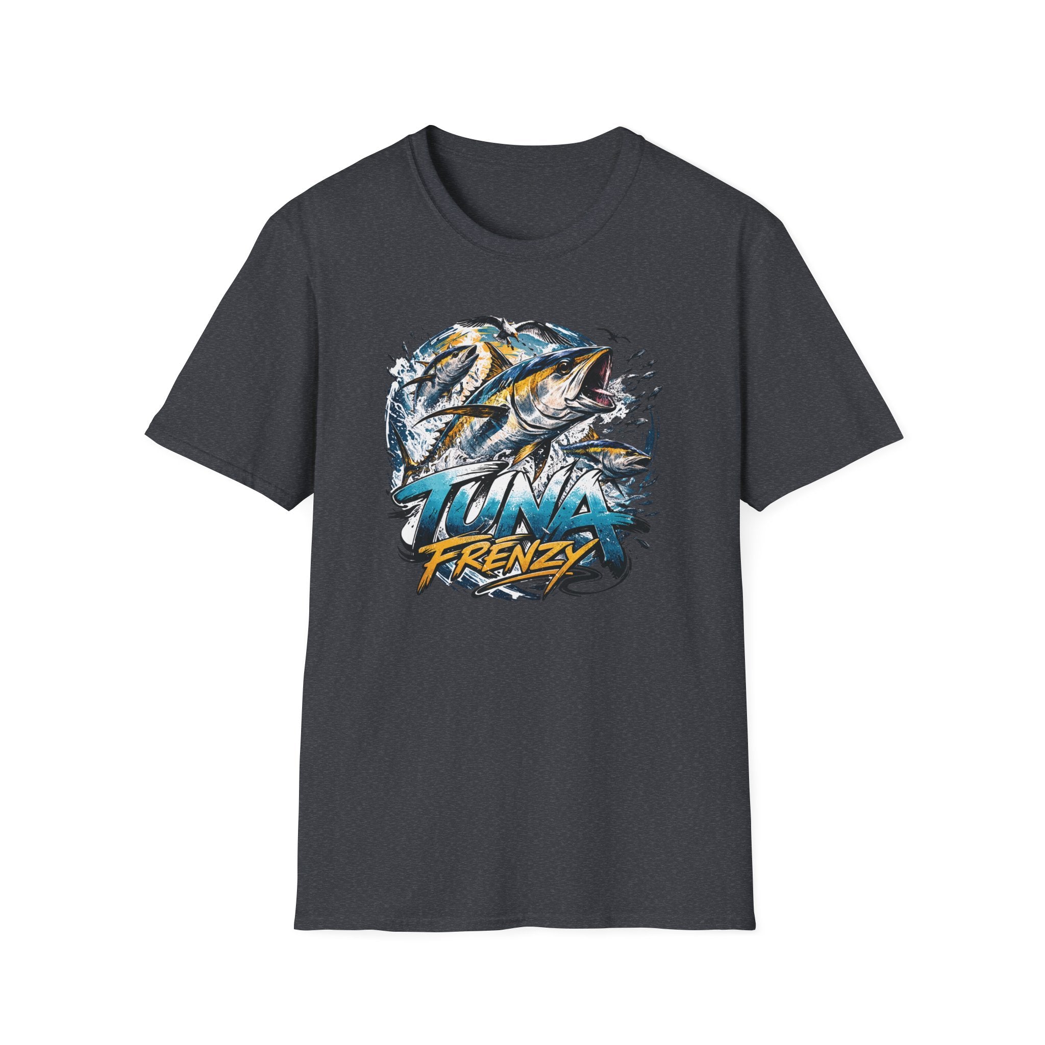 'Tuna Frenzy' Graphic Fishing T-Shirt