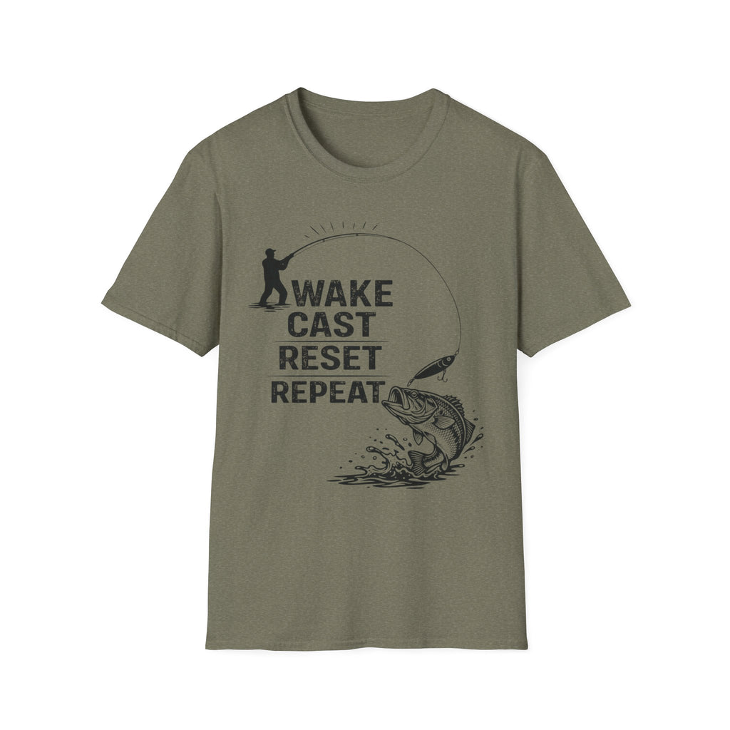 "Wake Cast Reset Repeat" T-Shirt