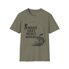 "Wake Cast Reset Repeat" T-Shirt