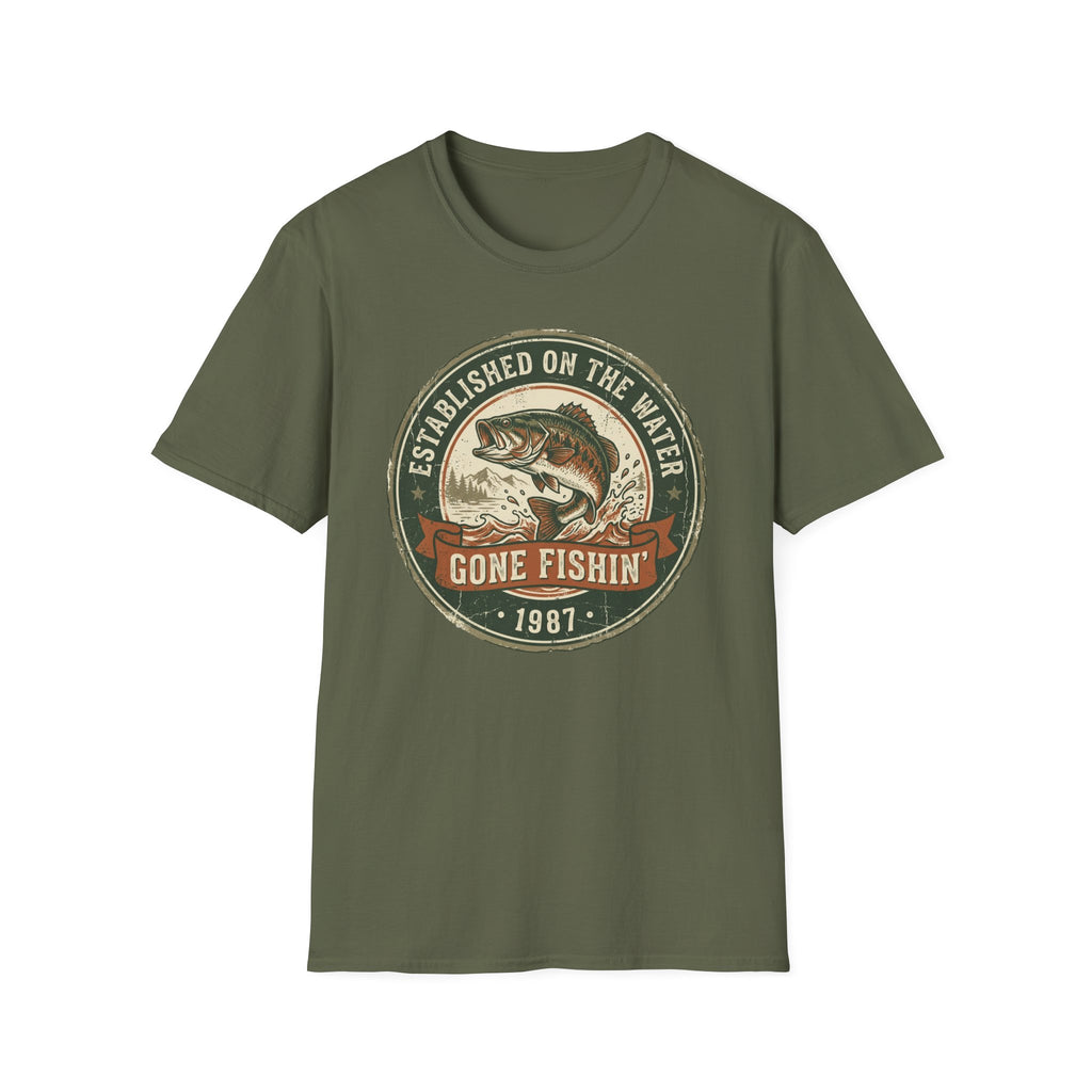 Gone Fishing' T‑Shirt