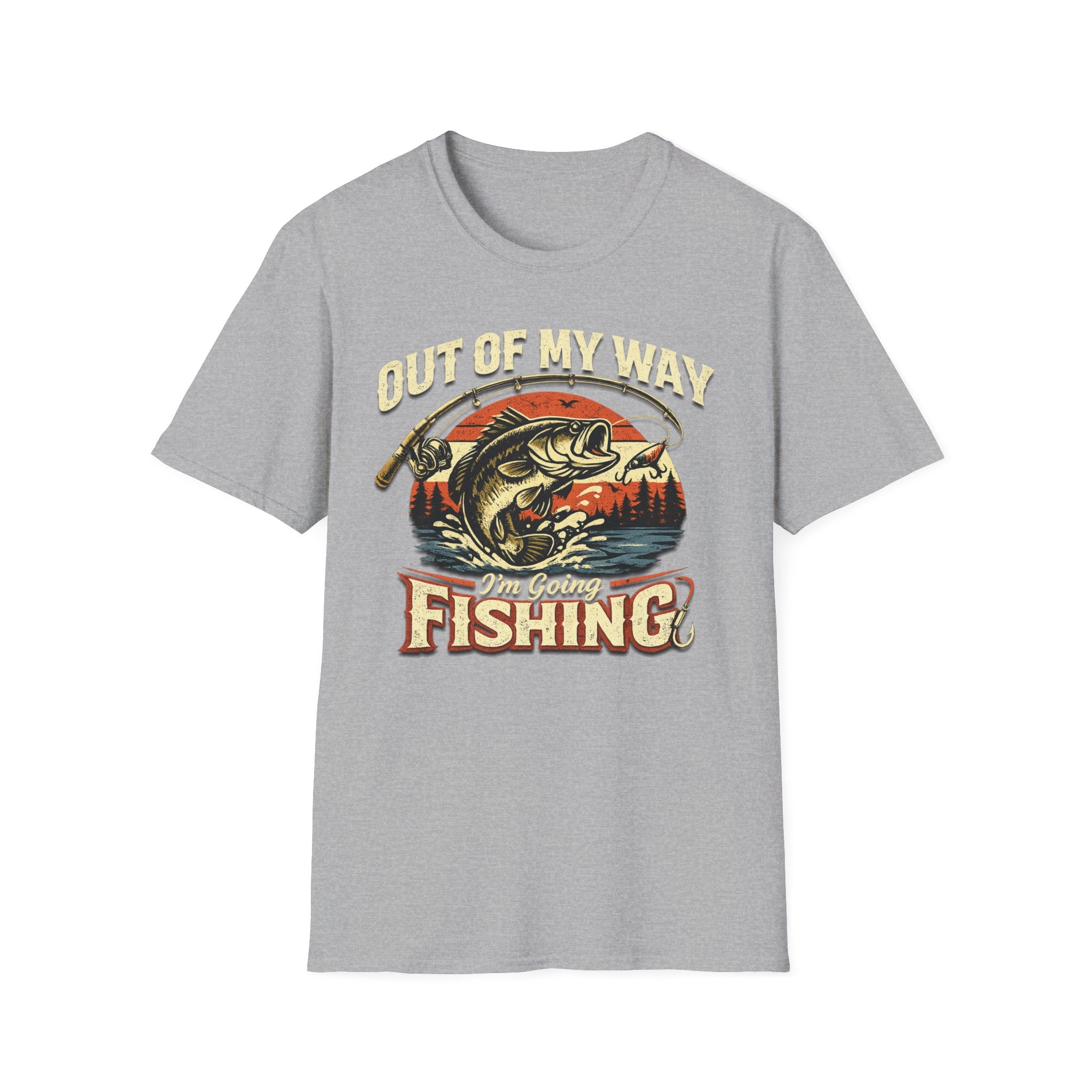 "Out Of My Way I'm Going Fishing" T-shirt