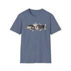 Bass Fish, waterfalls Graphic T-Shirt