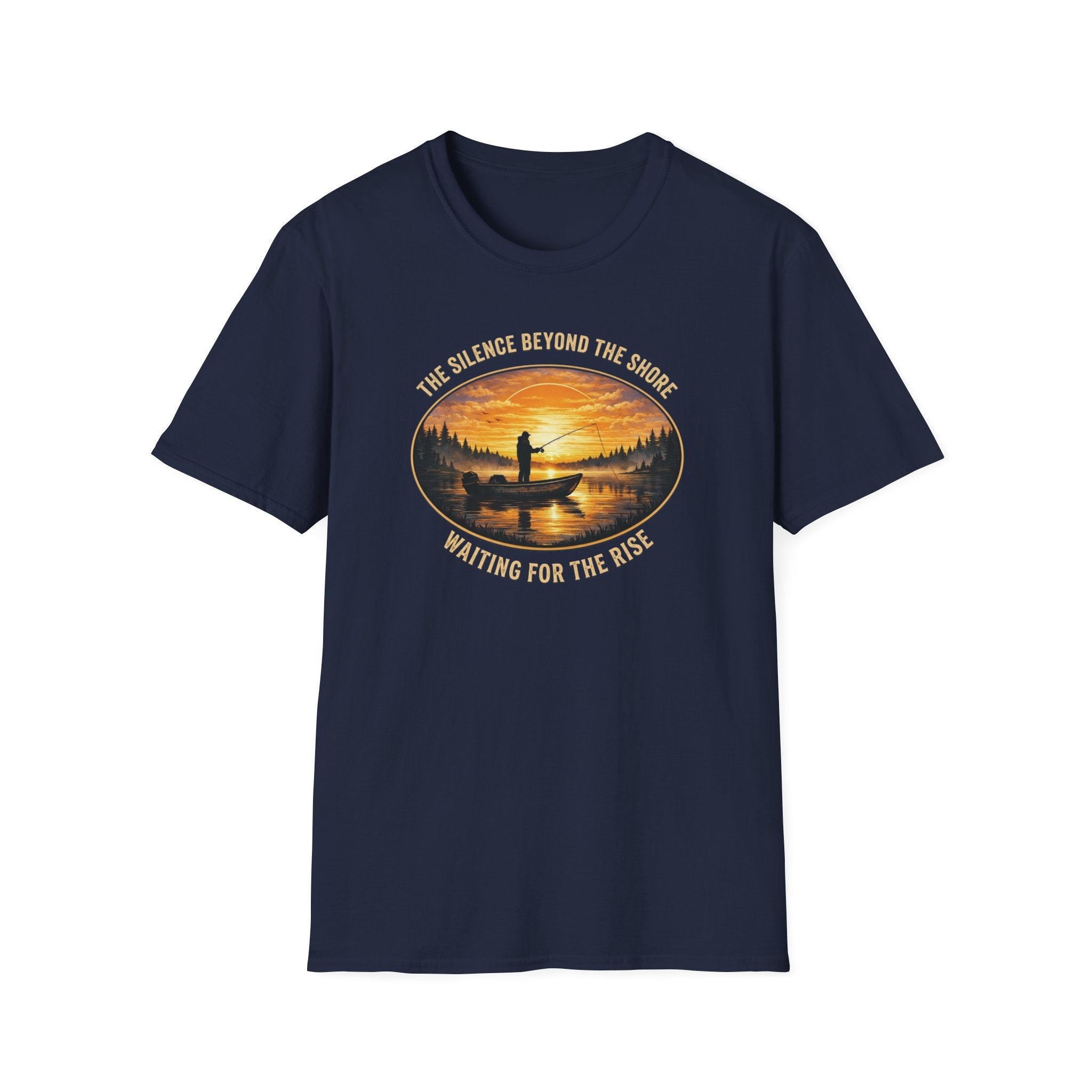 "The Silence Beyond the Shore" Fishing T-Shirt
