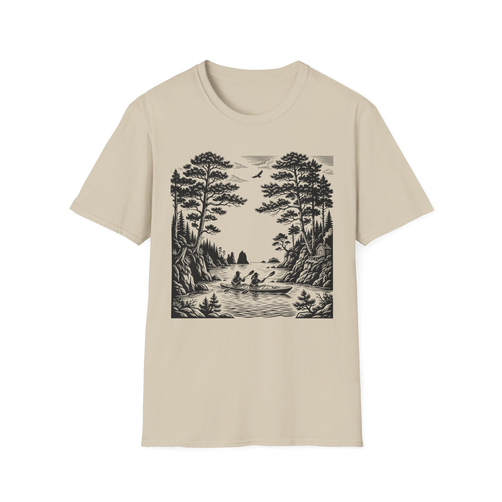 Nature kayaking Scene T-Shirt