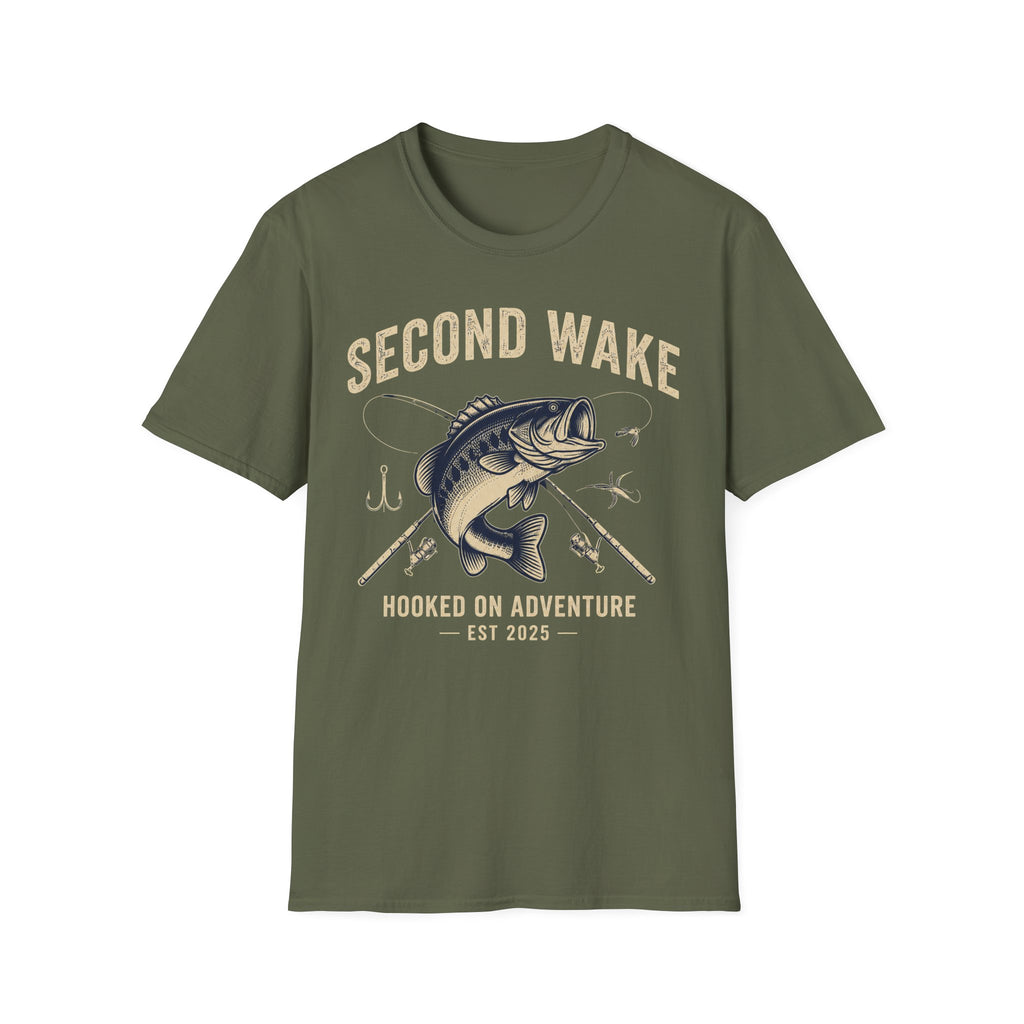 "Secoond Wake, Hooked on Adventure" T-shirt