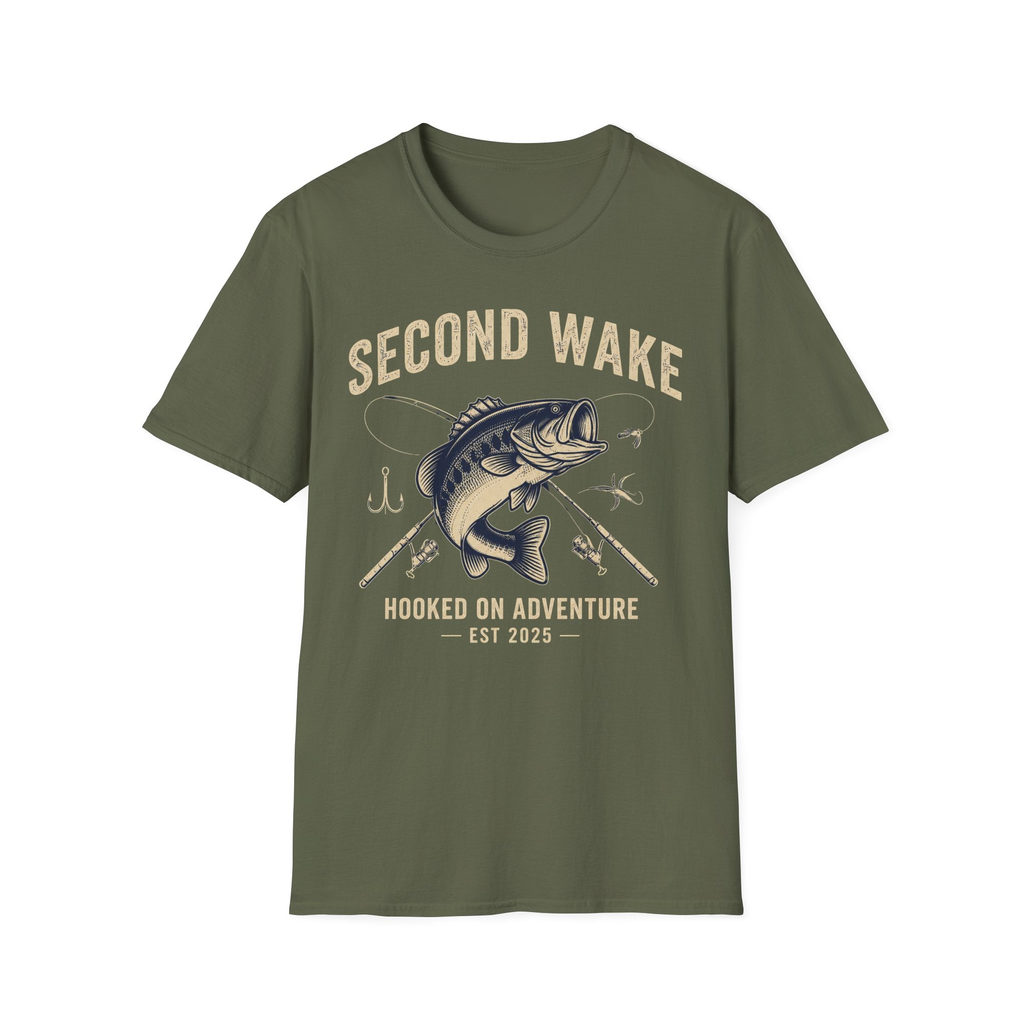 "Secoond Wake, Hooked on Adventure" T-shirt