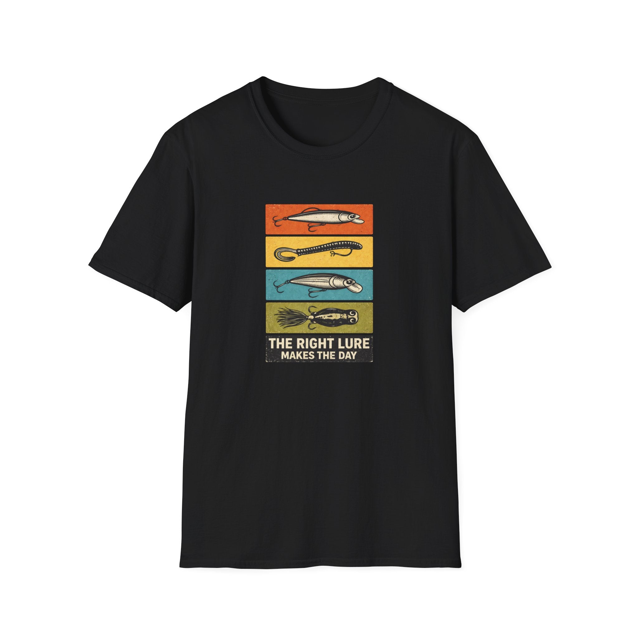 "The Right Lure Makes the Day" Fishing T-Shirt