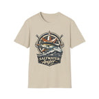 Saltwater Angler badge T-Shirt