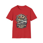 Saltwater Angler badge T-Shirt