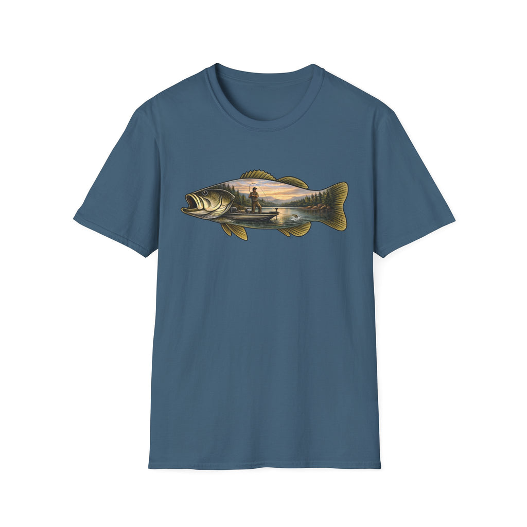 Bass Fishing Scenic T-Shirt