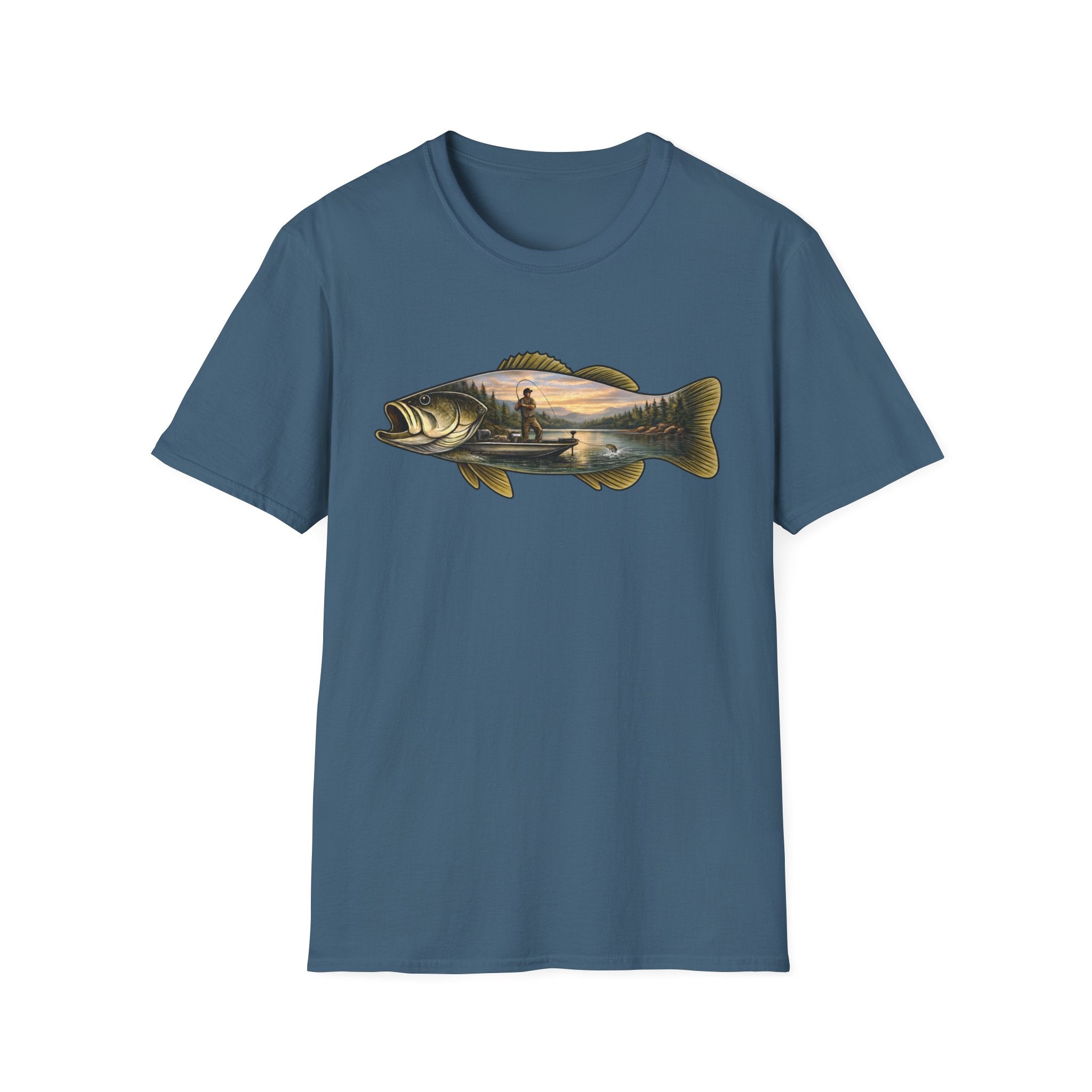 Bass Fishing Scenic T-Shirt