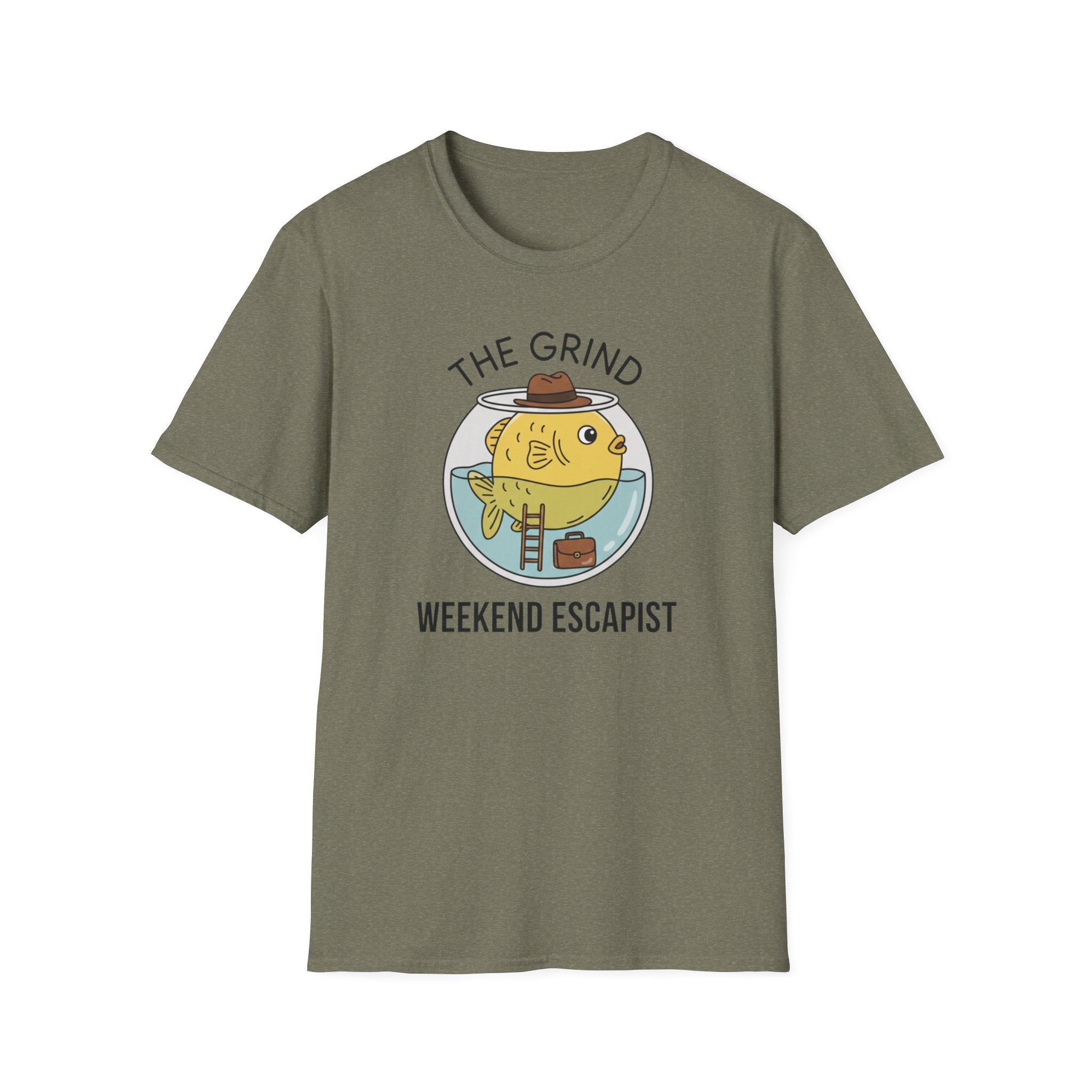 Weekend Escapist T-Shirt — The Grind Cute Fish Adventure Tee