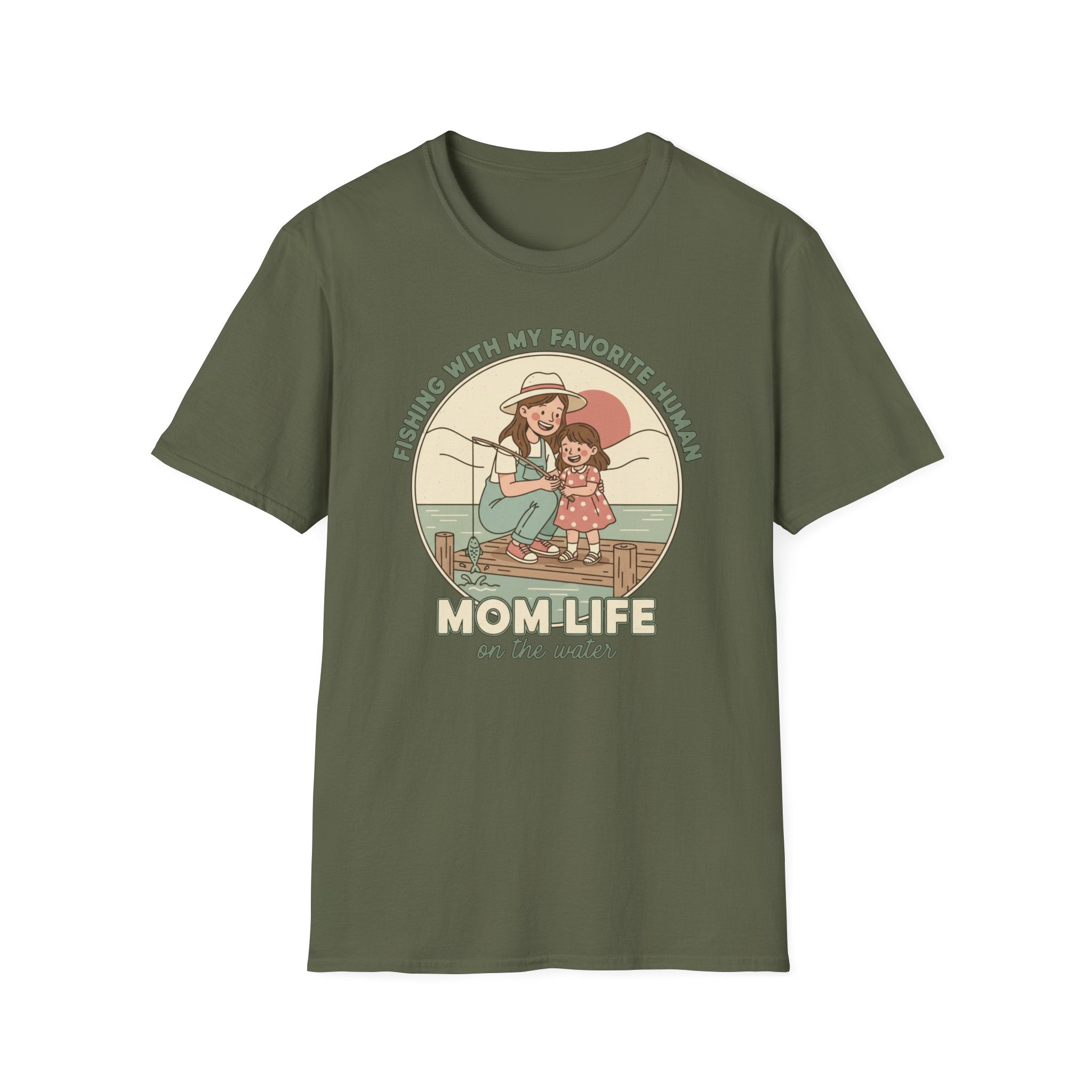 Mom Life Fishing T-Shirt