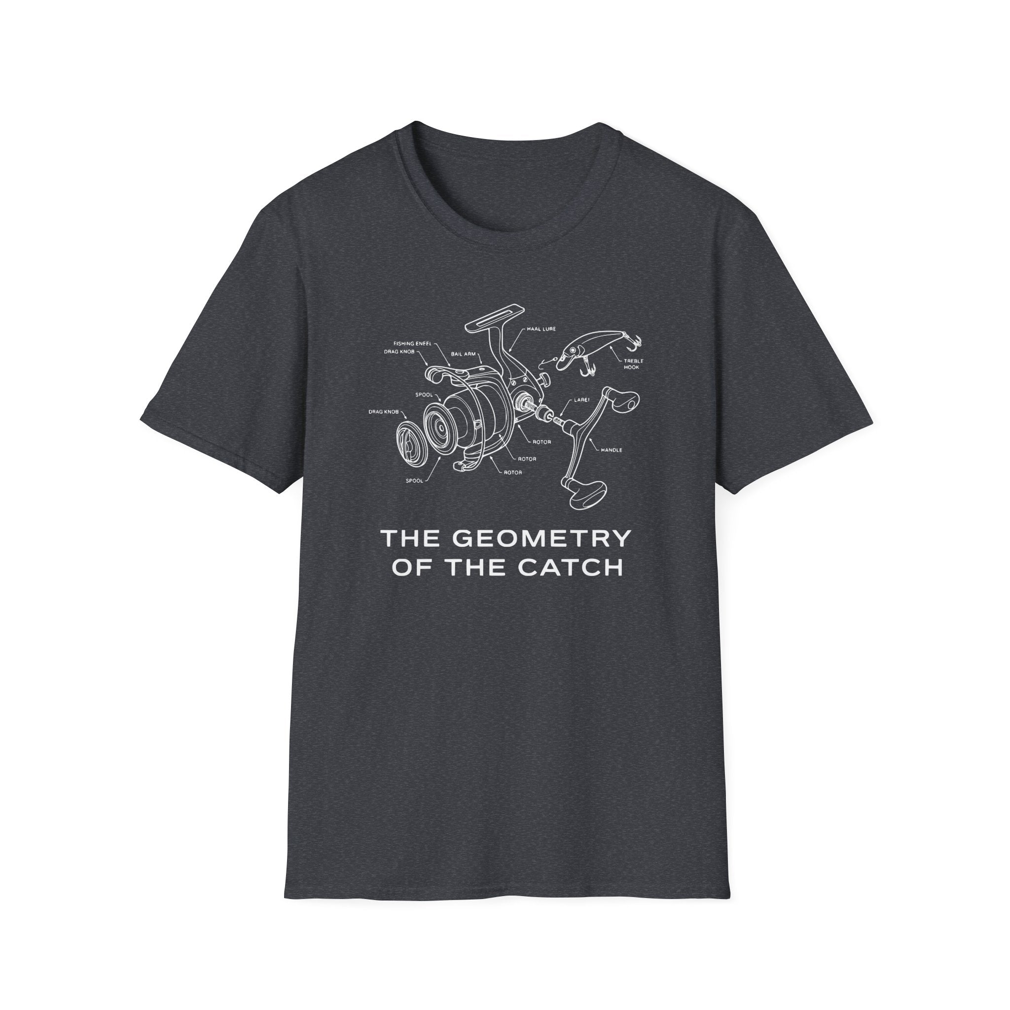 “The Geometry of the Catch” fishing T-Shirt