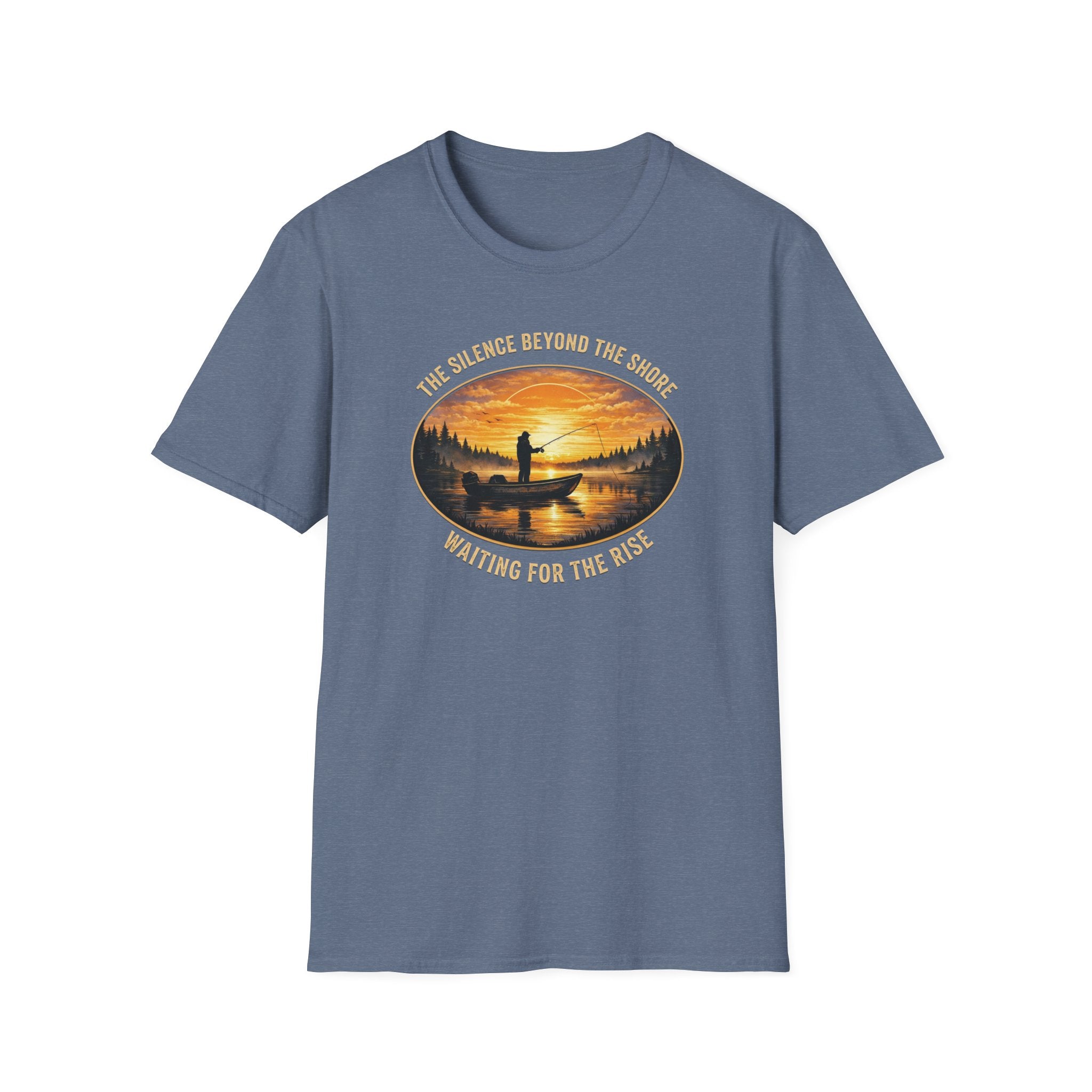 "The Silence Beyond the Shore" Fishing T-Shirt