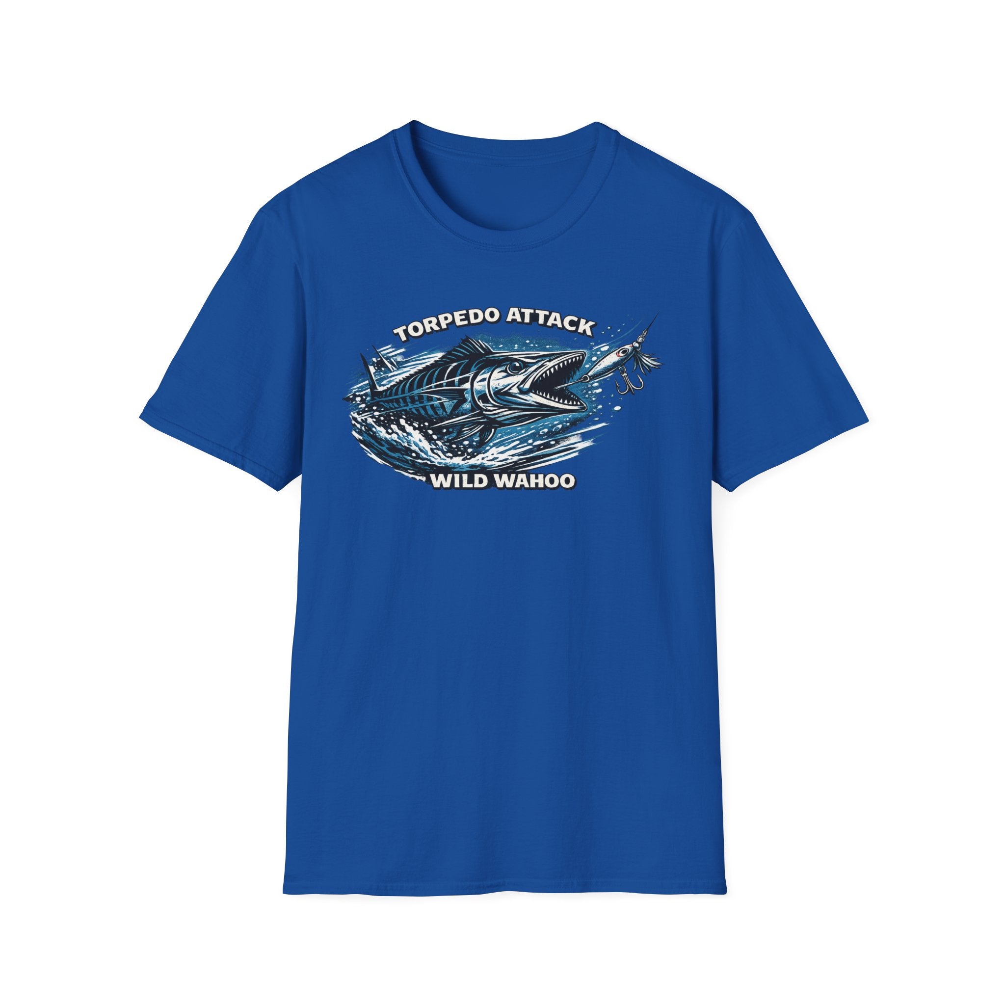 Wahoo Torpedo Attack fishing T-Shirt