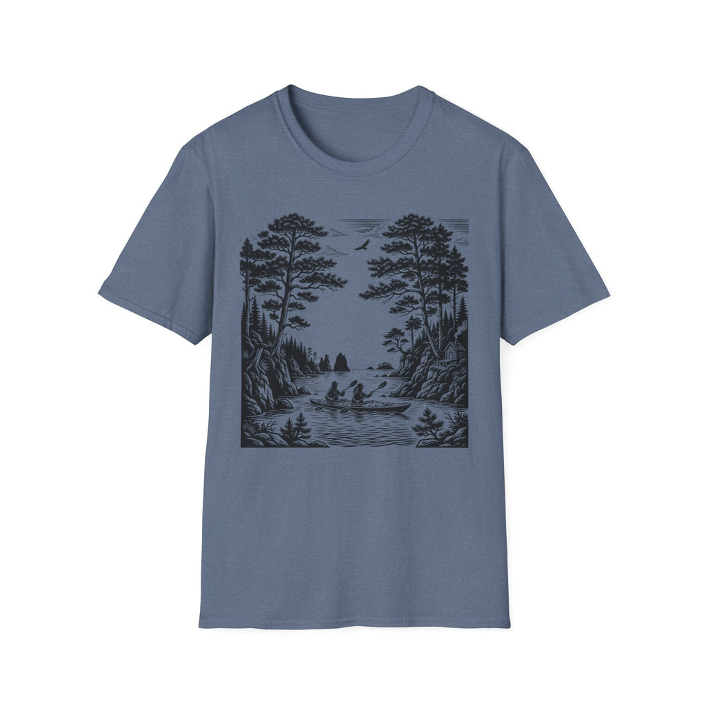 Nature kayaking Scene T-Shirt