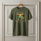 Sunrise, Coffee, Fishing, T-Shirt