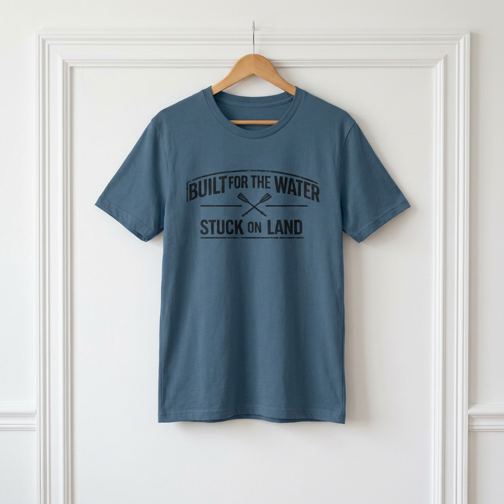 "Built for the Water, Stuck on Land" Fishing T-Shirt