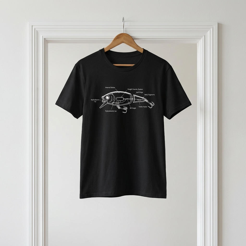 Fishing Lure Anatomy T-Shirt