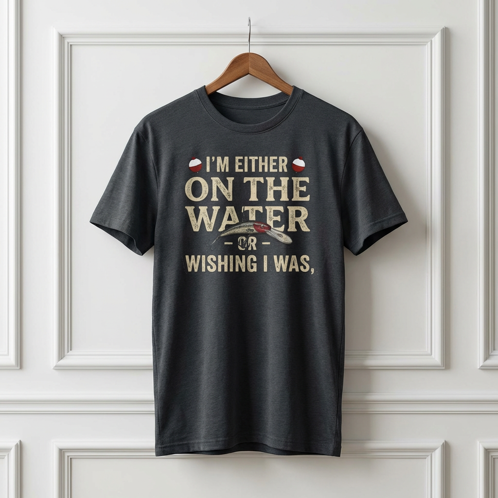 "I’m Either On The Water Or Wishing I Was" T-shirt