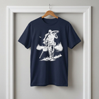 Angler caring Musky Silhouette Design T-shirt