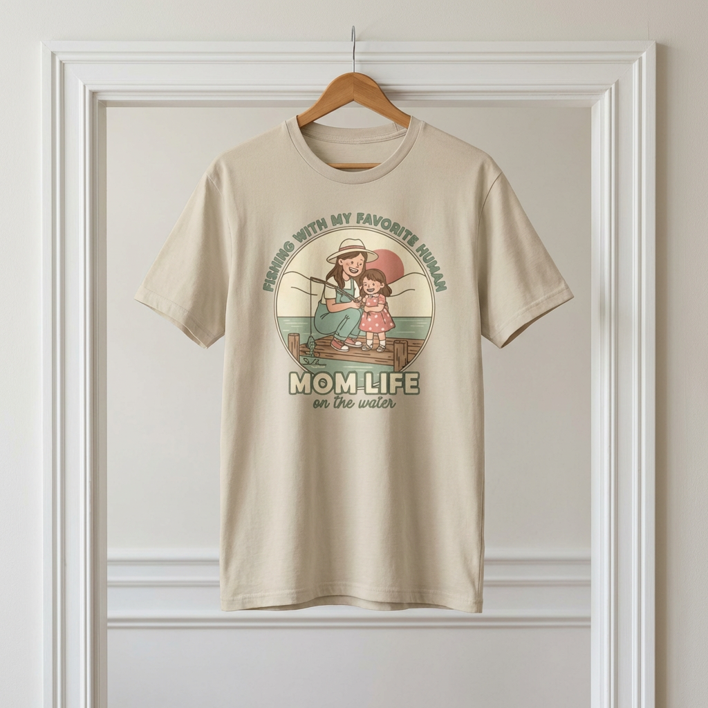Mom Life Fishing T-Shirt