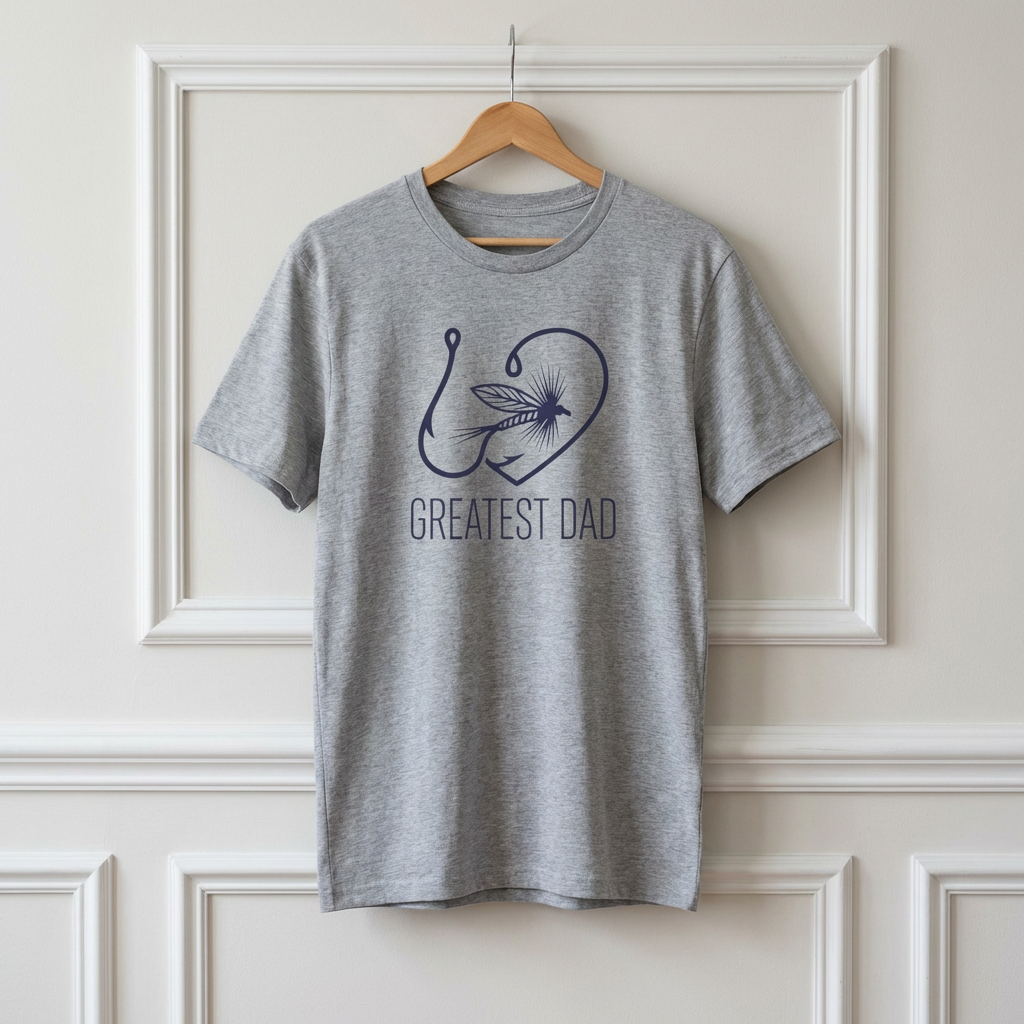 Greatest Dad Fishing Hook T-Shirt
