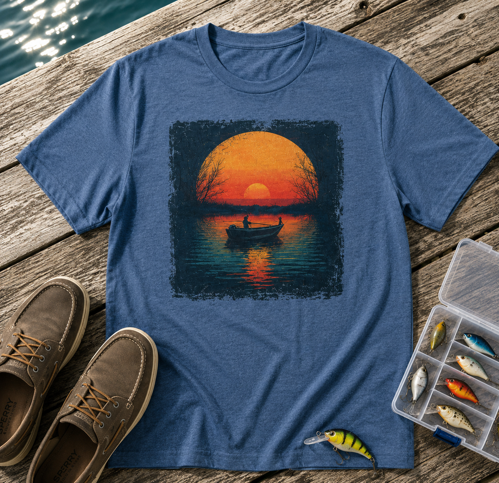 Sunset Fishing T-Shirt