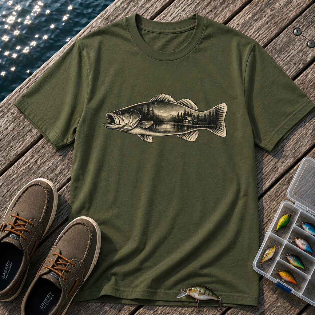 Bass Lake Scene T-Shirt