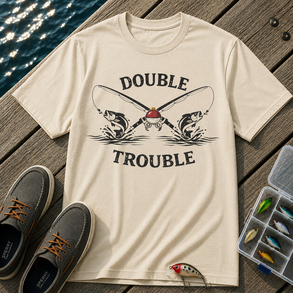 Double Trouble Fishing T-Shirt