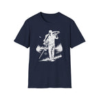 Angler Carrying Big Musky Outdoor Tee T-shirt