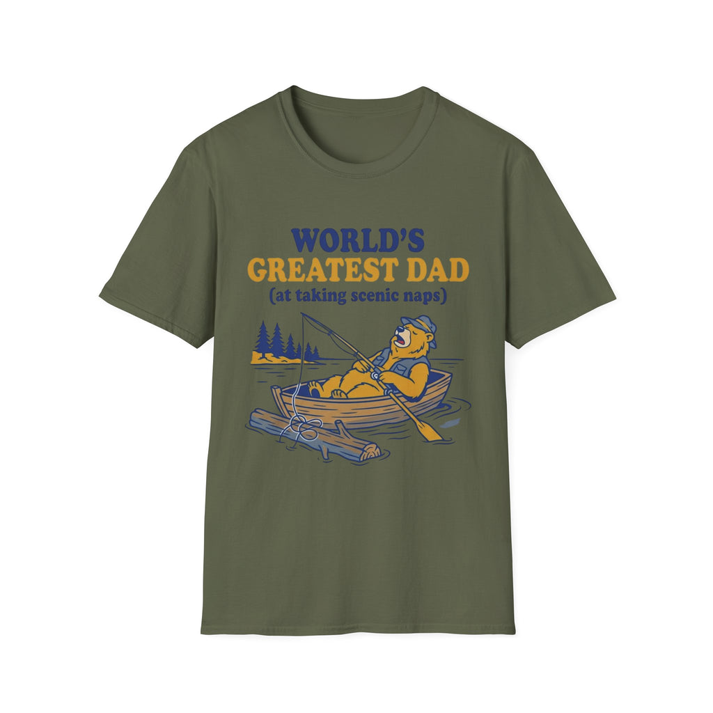World's Greatest Dad (at taking scenic naps) T-Shirt