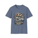 Saltwater Angler badge T-Shirt