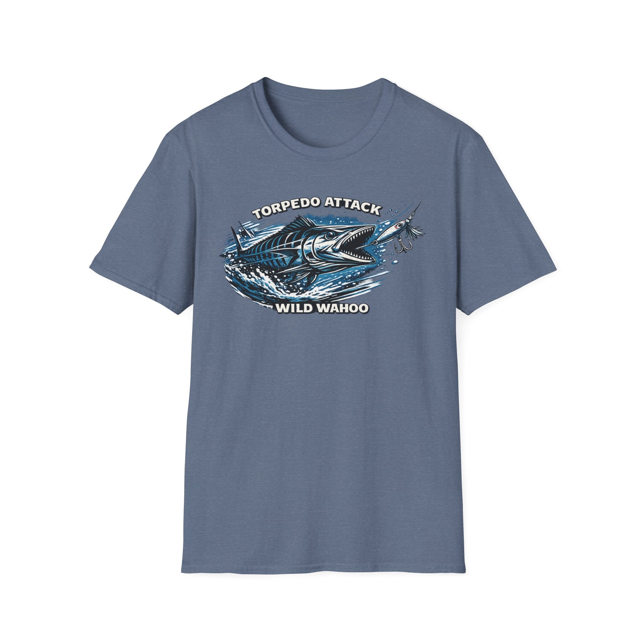 Wahoo Torpedo Attack fishing T-Shirt