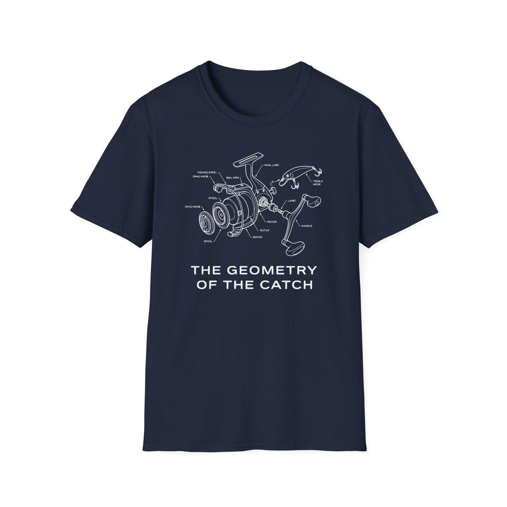 “The Geometry of the Catch” fishing T-Shirt