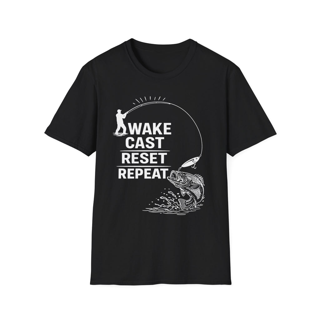 "Wake Cast Reset Repeat" T-Shirt