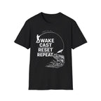 "Wake Cast Reset Repeat" T-Shirt