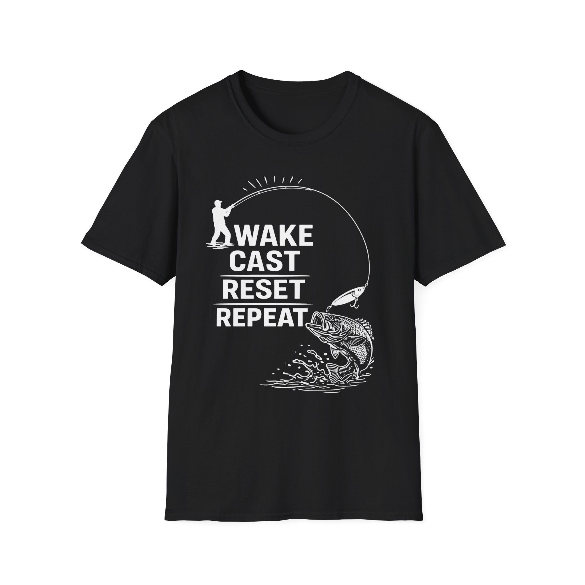 "Wake Cast Reset Repeat" T-Shirt