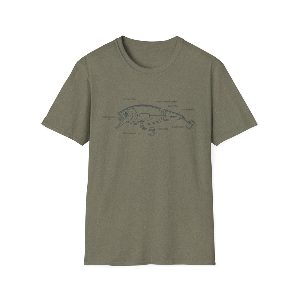 Fishing Lure Anatomy T-Shirt