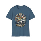 Saltwater Angler badge T-Shirt