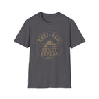 "Cast · Reel · Reset · Repeat" Fishing T-shirt