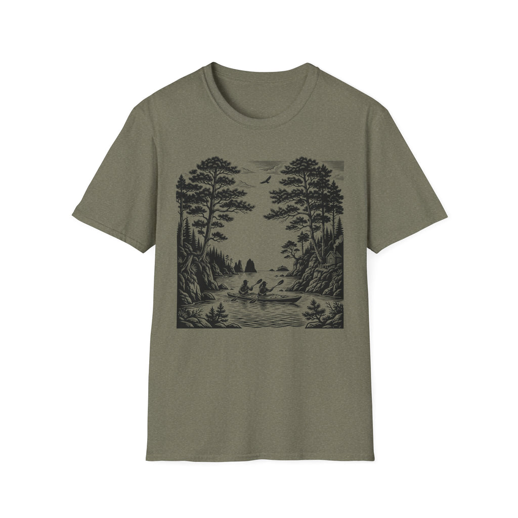 Nature kayaking Scene T-Shirt