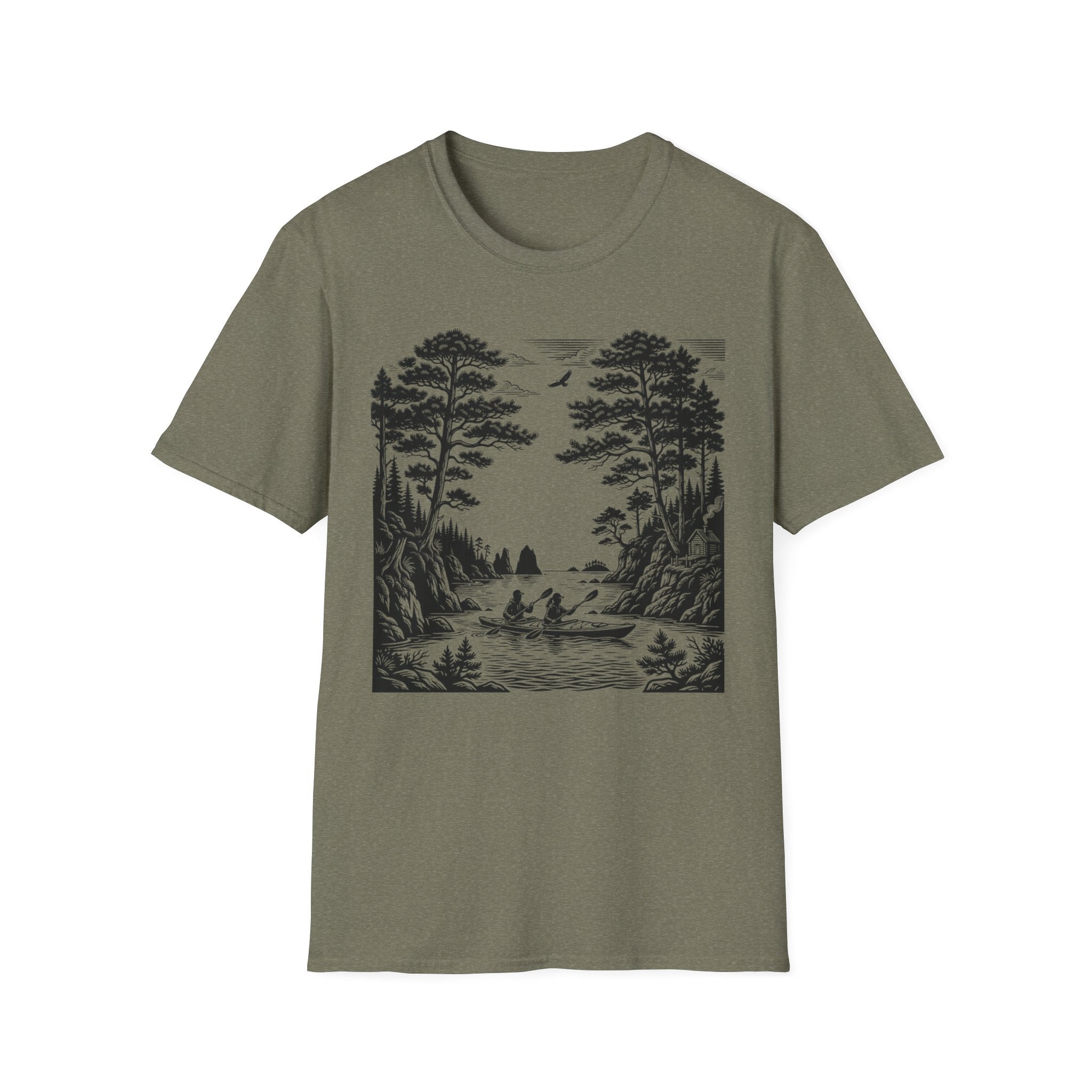 Nature kayaking Scene T-Shirt