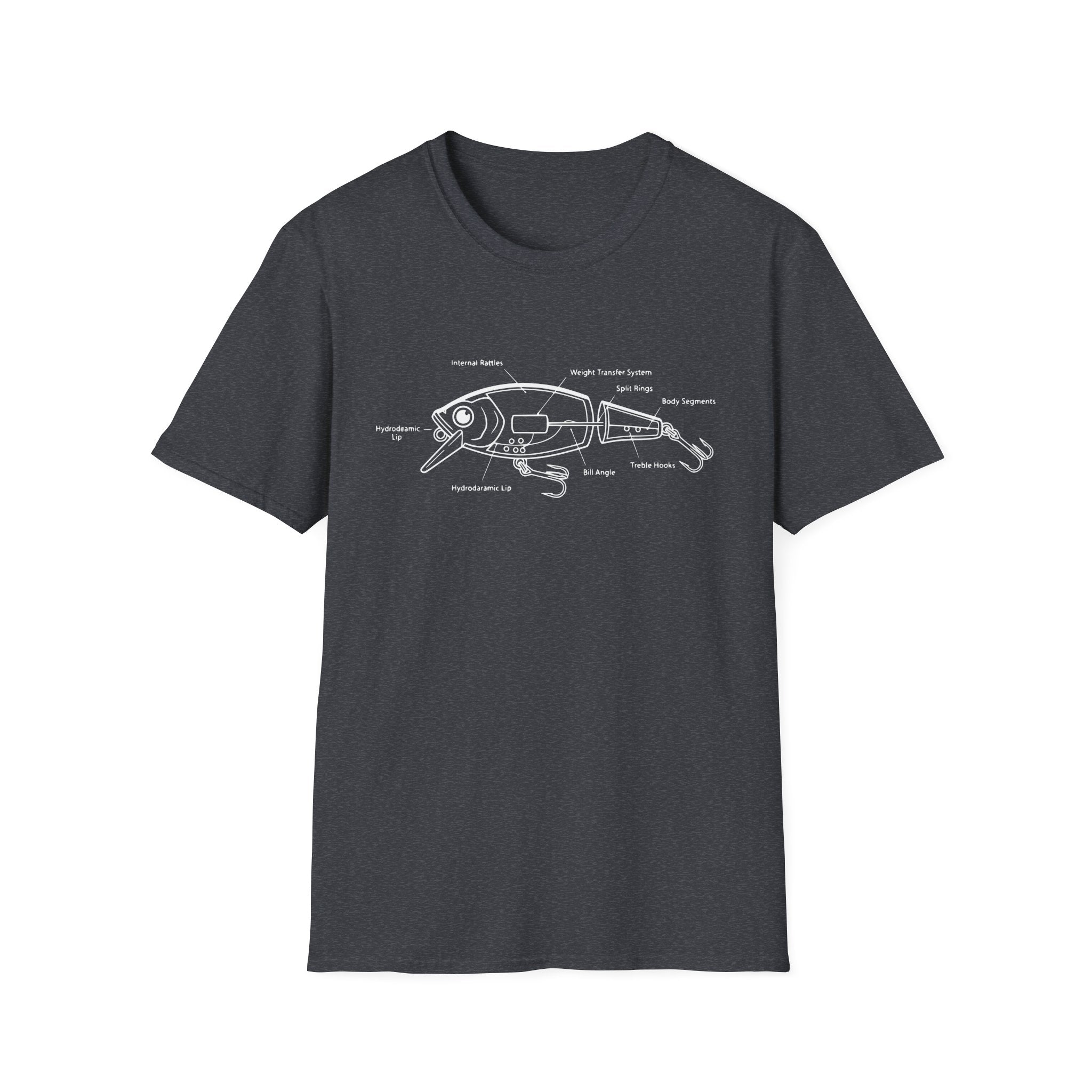 Fishing Lure Anatomy T-Shirt