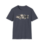Bass Fish, waterfalls Graphic T-Shirt