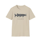 Musky "The Lake Bed Map" Fishing T-Shirt