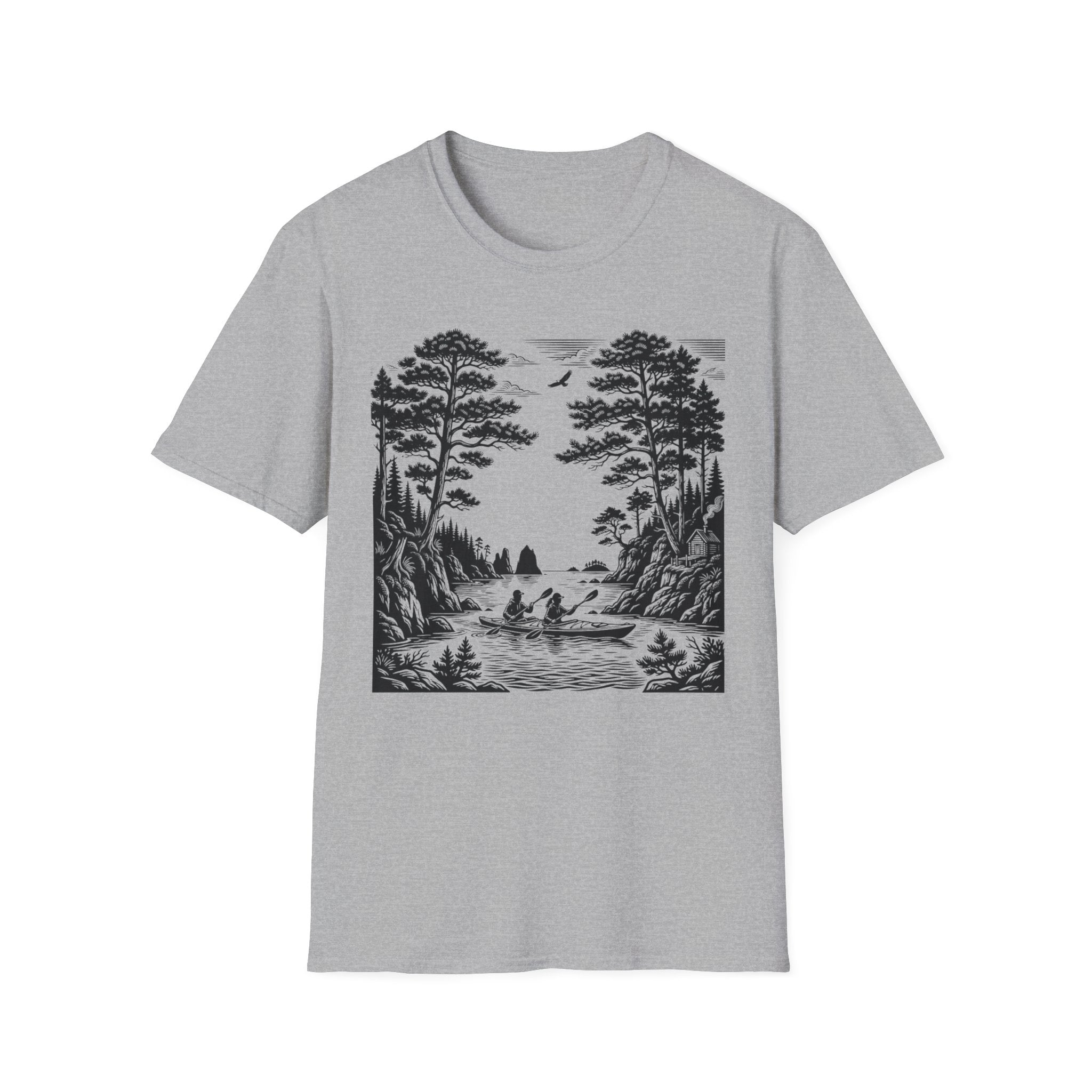 Nature kayaking Scene T-Shirt