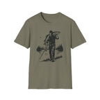 Angler Carrying Big Musky Outdoor Tee T-shirt