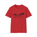 "Fishing Before Sunrise, Shielding Water Before Dawn" T-shirt